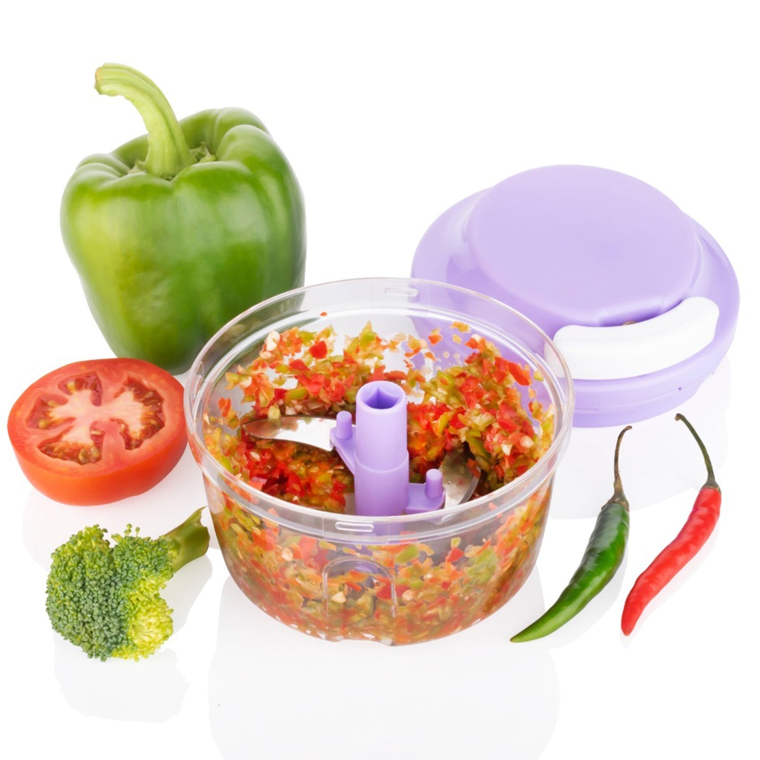 2663 Quick Chopper and Slicer Used Widely for chopping and Slicing of Fruits, Vegetables, Cheese Etc. Including All Kitchen Purposes. 2663 Quick Chopper and Slicer Used Widely for chopping and Slicing of Fruits, Vegetables, Cheese Etc. Including All Kitchen Purposes.